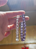 金石靈天然白水晶手串男女款水晶手鏈佛珠手串本命年轉運珠珠寶生日禮物 珠徑8毫米單圈 曬單實(shí)拍圖
