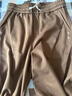 :CHOCOOLATEit休閑褲男春秋新款寬松直筒褲男美式男褲潮流長(cháng)褲男 咖棕色 L 曬單實(shí)拍圖