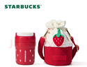 星巴克（Starbucks）莓好時(shí)光系列雙飲口不銹鋼杯340ml(配杯套)咖啡杯水杯女神節禮物 曬單實(shí)拍圖