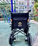 英洛華（innuovo）電動(dòng)輪椅車(chē)老年人全自動(dòng)輕便折疊旅行可上飛機N5519C-20A一體壓鑄 曬單實(shí)拍圖