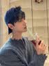 TFY一克拉莫桑鉆磁吸耳夾無耳洞男輕奢高級感酷帥男生耳釘情人節禮物 【一對裝】一克拉莫桑鉆磁吸耳夾 曬單實拍圖