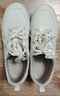 Pansy盼喜女鞋小白鞋板鞋厚底休閑鞋透氣百搭舒適鞋子4193 白色 39 曬單實(shí)拍圖