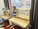 COXIDA新品德國實(shí)木兒童學(xué)習桌中小學(xué)生家用升降寫(xiě)字桌椅套裝護眼書(shū)桌椅 新一號120CM+粉色追背椅+學(xué)習燈 曬單實(shí)拍圖