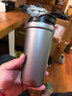 京東京造 鈦健康咖啡杯【內外純鈦】保溫便攜隨行高檔送禮水杯 灰520ml 曬單實(shí)拍圖