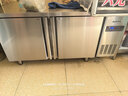 澳柯瑪（AUCMA）保鮮工作臺冷藏冷凍冰柜商用冷藏工作臺操作臺臥式冰箱奶茶設備平冷水吧臺廚房冰箱冰柜冷柜 銅管雙溫 1.5*0.8*0.8米 HCF-15A8J 曬單實(shí)拍圖