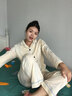 LangSha純棉睡衣女士春秋季長(cháng)袖2026新款男女生情侶卡通可愛(ài)家居服套裝 851 L 女款建議100-120斤 曬單實(shí)拍圖