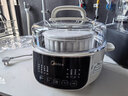 美的（Midea）電燉鍋電蒸鍋電燉盅隔水燉0涂層不銹鋼電火鍋多功能煮粥燕窩4.5L白瓷蒸燉一體輔食鍋MD-DZC2556 曬單實(shí)拍圖