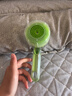 狗狗洗澡刷寵物矽膠沐浴按摩神器貓咪洗澡刷子給狗搓澡用品大全 三葉草綠 曬單實(shí)拍圖