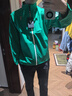 EUROPEAN TOUR歐巡賽高爾夫服裝男裝外套秋冬全新時(shí)尚立領(lǐng)防風(fēng)保暖高爾夫夾克 綠色 2XL 曬單實(shí)拍圖