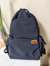 Lee書(shū)包女高中生雙肩包男初中大容量旅游背包大學(xué)生電腦包 黑色 曬單實(shí)拍圖