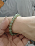 印象眸 和田玉手串女款淺青玉圓珠手鏈單珠約8mm奢選級 曬單實(shí)拍圖