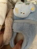 貝瑞加（Babyprints）嬰兒地板襪秋冬寶寶學(xué)步襪套秋冬室內鞋襪加厚保暖軟底 咖熊S 曬單實(shí)拍圖