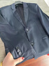 羅蒙（ROMON）高端休閑西服男春夏季冰絲外套輕薄防曬衣修身彈力小西裝防曬衣 藏藍色 R75 XL 180(135-150斤) 曬單實(shí)拍圖