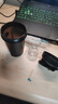 搖搖主義shakerism搖搖杯健身水杯蛋白質(zhì)粉杯 子耐高溫大容量咖啡奶茶運動(dòng) 騎士黑-400ml（含304球+杯刷） 曬單實(shí)拍圖