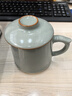 唐豐李桂蓮汝窯茶杯高端辦公杯茶水分離杯水杯茶具禮物節日伴手禮 曬單實(shí)拍圖