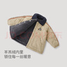 巴厘小豬兒童衛衣秋冬男童加厚保暖女童半高領(lǐng)加絨秋裝衣服寶寶搖粒絨上衣 灰杏 80 曬單實(shí)拍圖