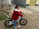 鳳凰兒童自行車(chē)兒童山地學(xué)生車(chē)小孩單車(chē)帶輔助輪3-6-10-12歲小中大童 烏梅紫丨單速輻條輪+雙碟剎+禮包 20寸（適合身高130-145cm） 曬單實(shí)拍圖