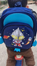 幼兒園書(shū)包兒童包包男孩可愛(ài)奧特曼男寶寶輕便減負透氣雙肩包2348 奧特曼深藍大號（掛件款）/ 幼兒園 曬單實(shí)拍圖
