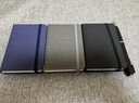 得力（deli）三本A7/96張便攜本筆記本迷你便攜本子布皮面本口袋本小號記事本混色22238 曬單實(shí)拍圖