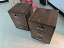 穆源職員辦公桌簡(jiǎn)約現代辦公桌椅組合員工位辦公室老板桌子單人電腦桌 單桌+移動(dòng)柜【深胡桃】 長(cháng)140寬80高74cm 曬單實(shí)拍圖
