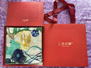 上海故事真絲絲巾雙面印花中方巾100%桑蠶絲披肩送媽媽婦女節生日禮物女 曬單實(shí)拍圖