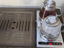 豐谷全自動(dòng)上水電熱水壺 茶臺燒水壺 家用辦公嵌入式茶桌茶幾一體機茶具電茶爐套裝 1L （37*20cm）底部上水銀色-三件套 曬單實(shí)拍圖