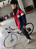 ICOLOUR變速死飛山地自行車(chē)男彎把單車(chē)公路車(chē)賽車(chē)實(shí)心胎雙碟剎成人女中學(xué) 不減震-白黑白24速40刀 曬單實(shí)拍圖
