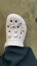 卡駱馳（CROCS）貝雅洞洞鞋沙灘鞋|10126 裸粉-6PI    39 (240mm)   曬單實(shí)拍圖
