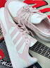 adidas ENTRAP美式校園風(fēng)運動(dòng)少年感復古籃球風(fēng)板鞋男女阿迪達斯   白色/粉色   38.5 曬單實(shí)拍圖