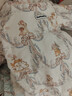 DOMIAMIA寶寶連體衣長(cháng)袖夾棉爬服秋冬保暖衣服兒童棉衣保暖睡衣家居服 【New 秋冬夾棉長(cháng)袖】瑞娜花縵 80cm 曬單實(shí)拍圖