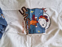史努比（SNOOPY）男女童短袖t恤牛仔褲兩件套兒童短袖套裝  白色宇航+深藍太空 140 曬單實(shí)拍圖