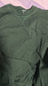 棉的美學(xué)300G重磅竹節棉復古圓領(lǐng)長(cháng)袖T恤男女同款秋季寬松休閑百搭上衣服 森林綠【竹節棉肌理感】 XL -寬松款【推薦160-180斤】 曬單實(shí)拍圖