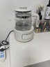 摩飛電器（Morphyrichards）全玻璃養生壺恒溫水壺家用燒水壺多段控溫電熱水壺極速風(fēng)冷沖奶泡奶機MR5602 1.2L 椰奶白 曬單實(shí)拍圖