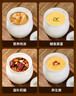 京東京造 燉盅【傳統瓦罐】陶瓷蒸蛋輔食帶蓋贈勺子 瓦罐450ML白色2只裝 曬單實(shí)拍圖