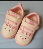 泰蘭尼斯叫叫鞋女寶寶童鞋防滑軟底機能鞋網(wǎng)布透氣學(xué)步鞋白/粉20 曬單實(shí)拍圖