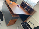 辦公桌老板桌小型單人帶抽屜員工位桌椅組合簡(jiǎn)約現代工作臺電腦桌 高品質(zhì)辦公桌120*60【加厚32MM桌面】胡桃色 送貨上門(mén) 曬單實(shí)拍圖
