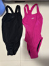 速比濤（Speedo）兒童泳衣游泳訓練 Eco環(huán)保系列經(jīng)典純色抗氯 女童連體泳衣 黑色 130 (高120-130cm,重24-28kg) 曬單實(shí)拍圖