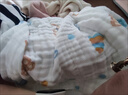 婧麒（JOYNCLEON）嬰兒口水巾毛巾純棉6層紗布小方巾柔軟兒童6條裝 30 Jyp171062 曬單實(shí)拍圖