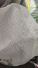 良良（liangliang）隔尿墊嬰兒可水洗麻棉兒童隔尿床單大號姨媽護理墊月經(jīng)墊四季通用 【經(jīng)典麻棉款】格秀灰-透氣不悶 110cm*70cm(適合0-3歲寶寶&成人) 曬單實(shí)拍圖