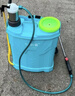 農用背負式手動(dòng)噴霧器手壓式高壓打藥機手搖小型噴霧機消毒 裝30斤噴霧器【鋼氣筒】藍色/高配 曬單實(shí)拍圖