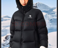 駱駝（CAMEL）羽絨服男冬季新款加絨加厚連帽保暖短款面包服外套M35CR28128 曬單實(shí)拍圖