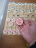 尋弈仿玉麻將料中國象棋帶皮革棋盤(pán)軟布橡棋小學(xué)生便攜大號成人版 【4.8*1.8】硬紙盒（皮革棋布） 曬單實(shí)拍圖