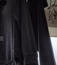 德?tīng)柣萏籽b男春秋開(kāi)衫運動(dòng)休閑長(cháng)袖套裝運動(dòng)戶(hù)外商務(wù)男裝兩件套黑色 2XL 曬單實(shí)拍圖