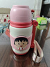 杯具熊兒童保溫杯男女學(xué)生大容量保溫壺兩用戶(hù)外便攜水杯上學(xué)杯子 炮彈保溫壺-遇見(jiàn)小丸子650ml 曬單實(shí)拍圖
