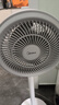 美的（Midea）【暴風(fēng)循環(huán)】空氣循環(huán)扇大風(fēng)量搖頭電風(fēng)扇家用臺式落地扇輕音臥室節能小風(fēng)扇柔風(fēng)輕羽扇 FGA24TQ 曬單實(shí)拍圖