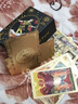 GERTHRON德國新款塔羅牌韋特正版高顏值新手入門(mén)全套luo牌金箔tarot78張 【經(jīng)典韋特-燙黑金花邊】禮盒+桌布+手冊 曬單實(shí)拍圖