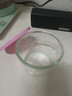 季芒（JIMANG）玻璃小碗帶蓋食品級咸菜密封罐玻璃保鮮盒冰箱小菜泡菜分裝盒 1個(gè)裝-白色260ML【加厚玻璃】 曬單實(shí)拍圖