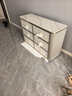 萊廷居適（LAITINJS）美式輕奢五斗柜玄關(guān)柜臥室收納柜貝殼裝飾抽屜柜客廳巖板餐邊柜子 【巖板臺面】1.2米六斗柜 曬單實(shí)拍圖