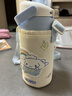 膳魔師兒童保溫杯小學(xué)生直飲水杯三麗鷗水壺316L不銹鋼含杯套350ml藍白 曬單實(shí)拍圖