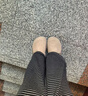 熱風(fēng)（Hotwind）【商場(chǎng)同款】女鞋通勤勃肯鞋春季新款百搭一腳蹬懶人鞋女軟底拖鞋 09灰色(全包兩穿款)H15W25106 37 曬單實(shí)拍圖